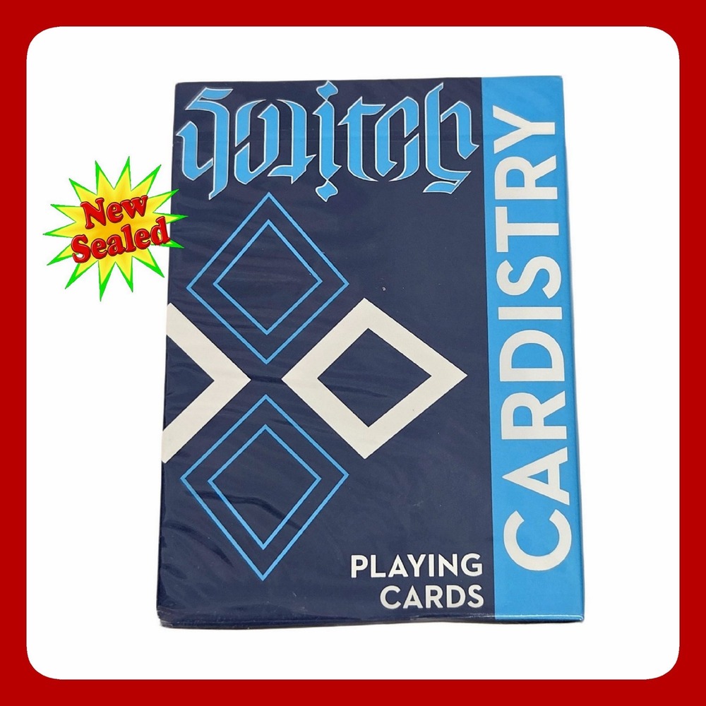 Handlordz Switch Cardistry Playing Cards Geometric Blue Illusion Magic‎ Deck New